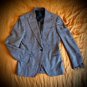 Reiss houndstooth peak lapel sport coat